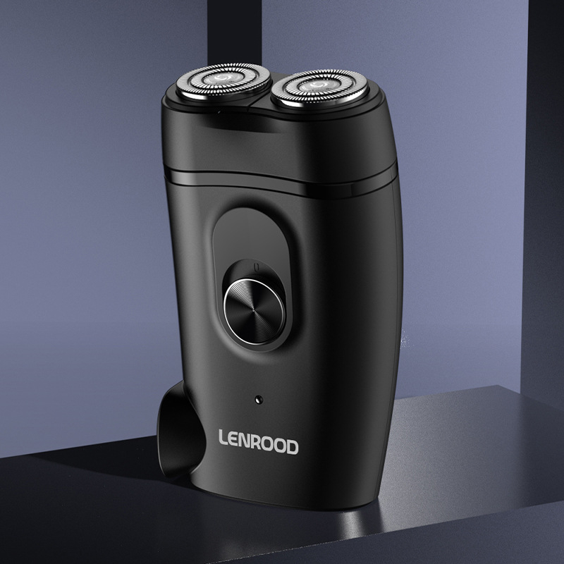 Neighbor Deer elektromos borotva, fej forgó, két pengés fej, lebegő fej, beépített 800–1000 mAh akkumulátor