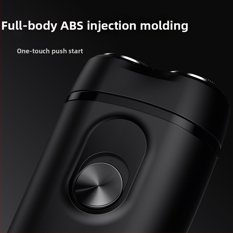 Elektrický holiaci strojček Neighbor Deer s rotačnou hlavou s dvoma čepeľami, plávajúca hlava, vstavaná batéria 800–1000 mAh