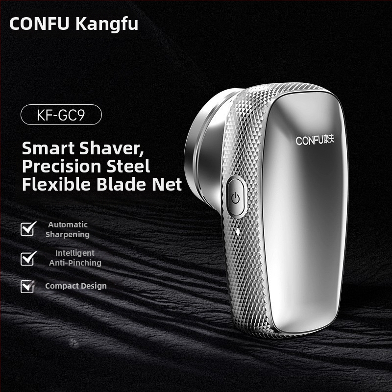 Elektrický holiaci strojček Neighbor Deer s rotačnou hlavou s dvoma čepeľami, plávajúca hlava, vstavaná batéria 800–1000 mAh