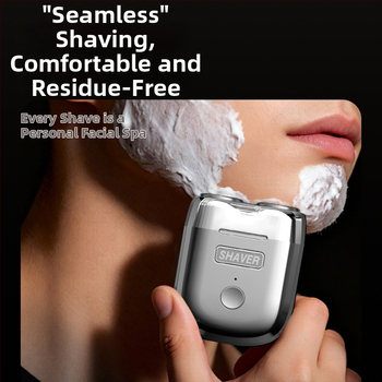 Elektrický nosový zastrihávač s magnetickou dvojitou hlavou – prenosný, nabíjateľný, odnímateľná umývateľná hlava