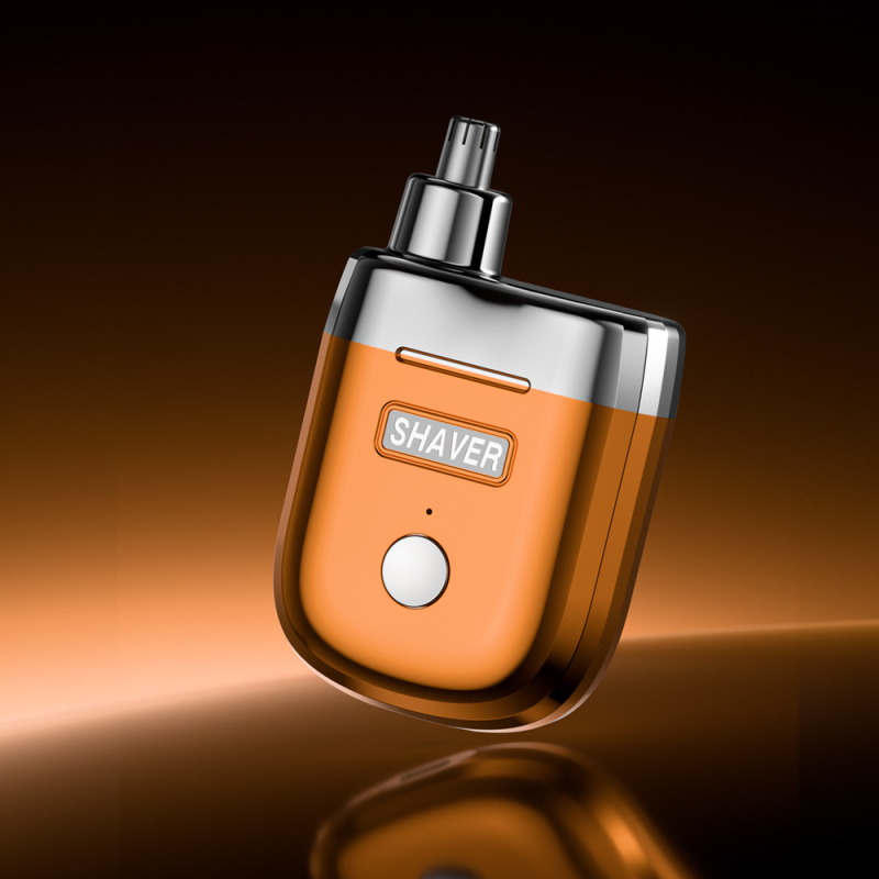 Električni trimer za nos i bradu s magnetskom dvostrukom glavom – prijenosni, punjivi, odvojiva i periva glava