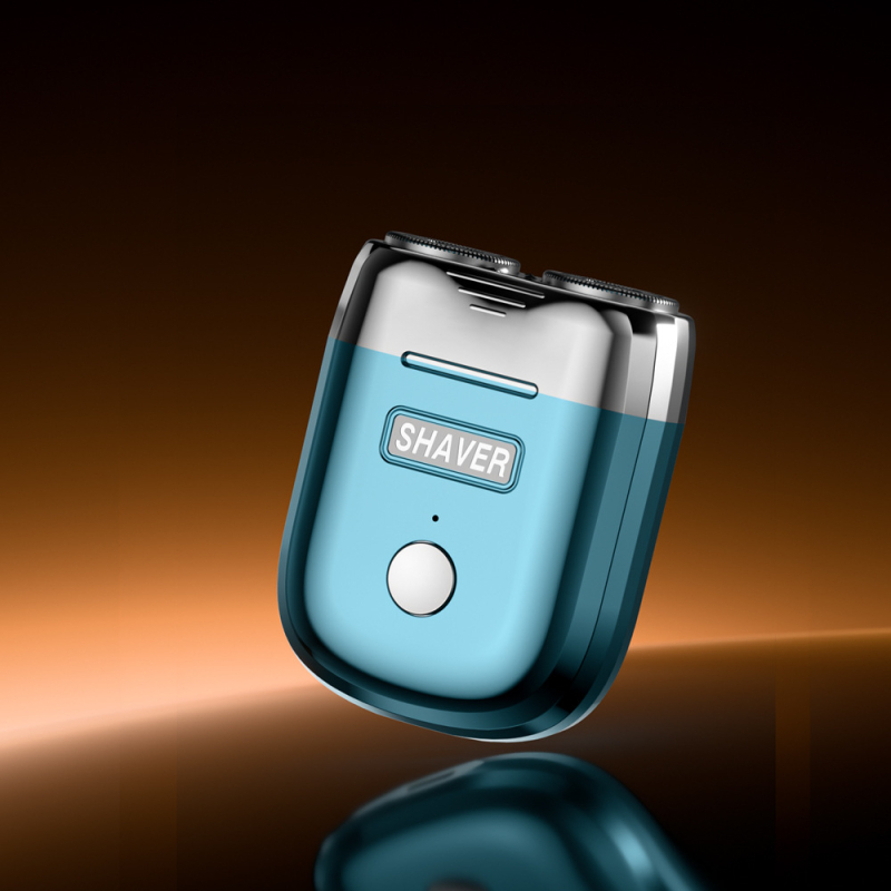 Električni trimer za nos i bradu s magnetskom dvostrukom glavom – prijenosni, punjivi, odvojiva i periva glava