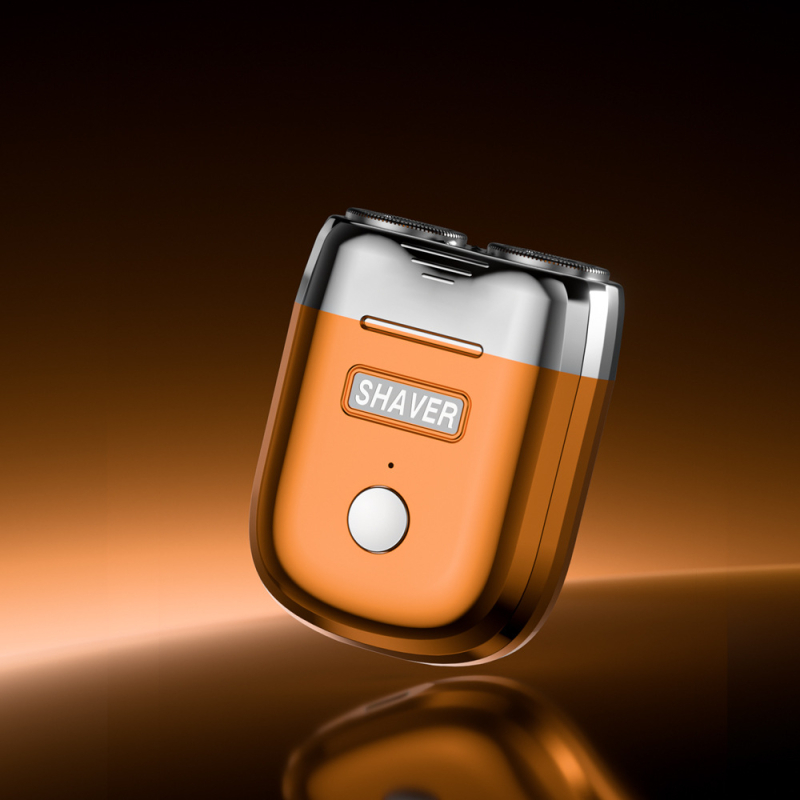 Električni trimer za nos i bradu s magnetskom dvostrukom glavom – prijenosni, punjivi, odvojiva i periva glava