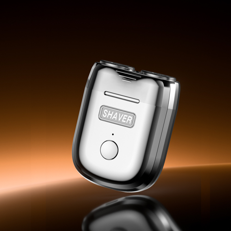 Električni trimer za nos i bradu s magnetskom dvostrukom glavom – prijenosni, punjivi, odvojiva i periva glava