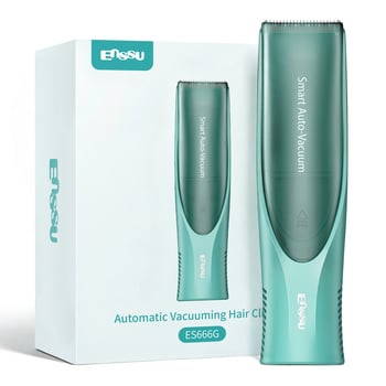 Dječji uređaj za šišanje kose - Ultra tiha s automatskim usisavanjem dlačica - 5W, punjiva, vodootporna, Enssu (Podrijetlo Guangzhou)