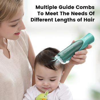 Dječji uređaj za šišanje kose - Ultra tiha s automatskim usisavanjem dlačica - 5W, punjiva, vodootporna, Enssu (Podrijetlo Guangzhou)