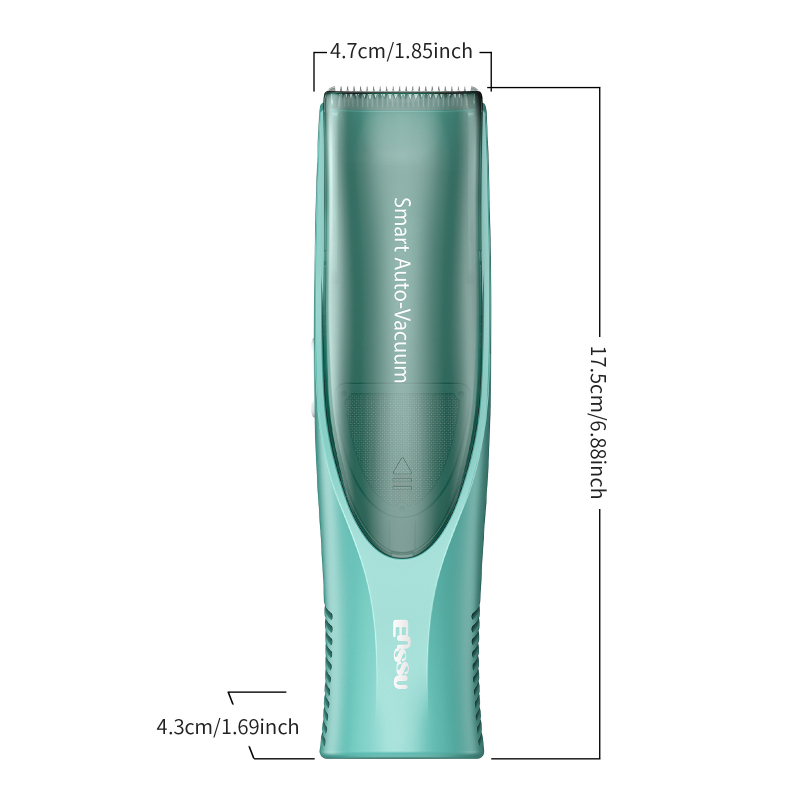Dječji uređaj za šišanje kose - Ultra tiha s automatskim usisavanjem dlačica - 5W, punjiva, vodootporna, Enssu (Podrijetlo Guangzhou)