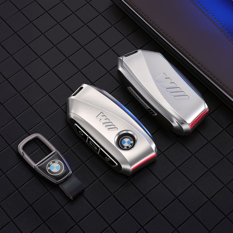 BMW kućište ključa od cinkove legure, kompatibilno s 5. serijom, 3. serijom (325Li), 530, X5, X3, X2, X6, X7 – vrhunska kvaliteta