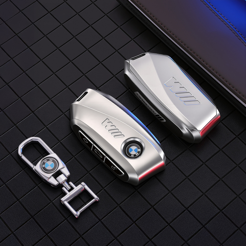 BMW kućište ključa od cinkove legure, kompatibilno s 5. serijom, 3. serijom (325Li), 530, X5, X3, X2, X6, X7 – vrhunska kvaliteta