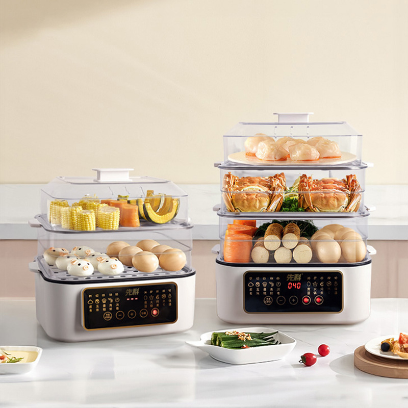 Aburitor electric XH-D20, trei etaje, capacitate 10L+, putere 800W, control cu microcomputer