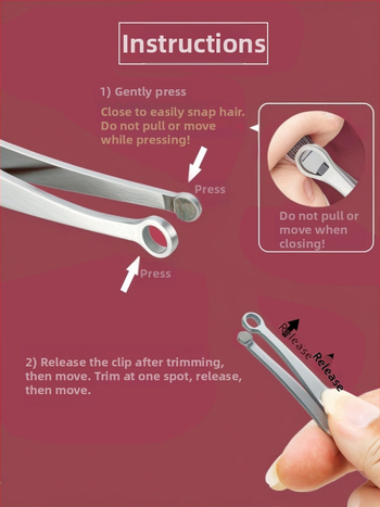 Nástrihovač nosových chĺpkov s kruhovým dizajnom, napájaný zo siete, bez batérie