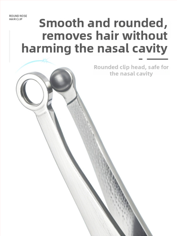 Nástrihovač nosových chĺpkov s kruhovým dizajnom, napájaný zo siete, bez batérie