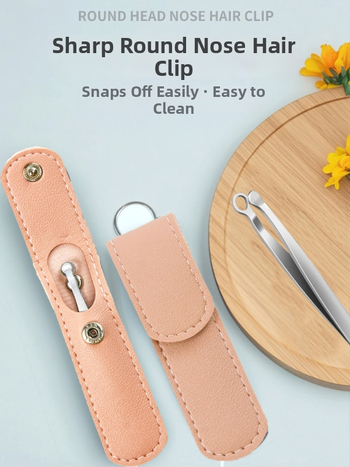 Nástrihovač nosových chĺpkov s kruhovým dizajnom, napájaný zo siete, bez batérie