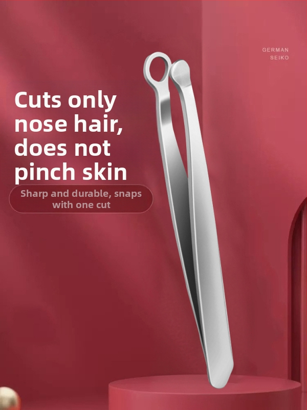 Nástrihovač nosových chĺpkov s kruhovým dizajnom, napájaný zo siete, bez batérie