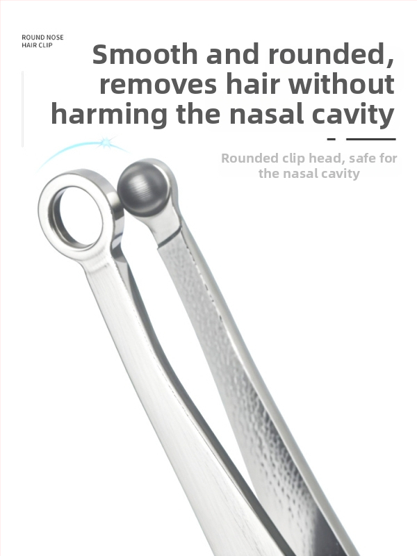 Nástrihovač nosových chĺpkov s kruhovým dizajnom, napájaný zo siete, bez batérie