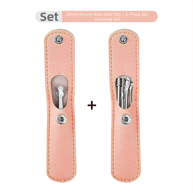 Nástrihovač nosových chĺpkov s kruhovým dizajnom, napájaný zo siete, bez batérie