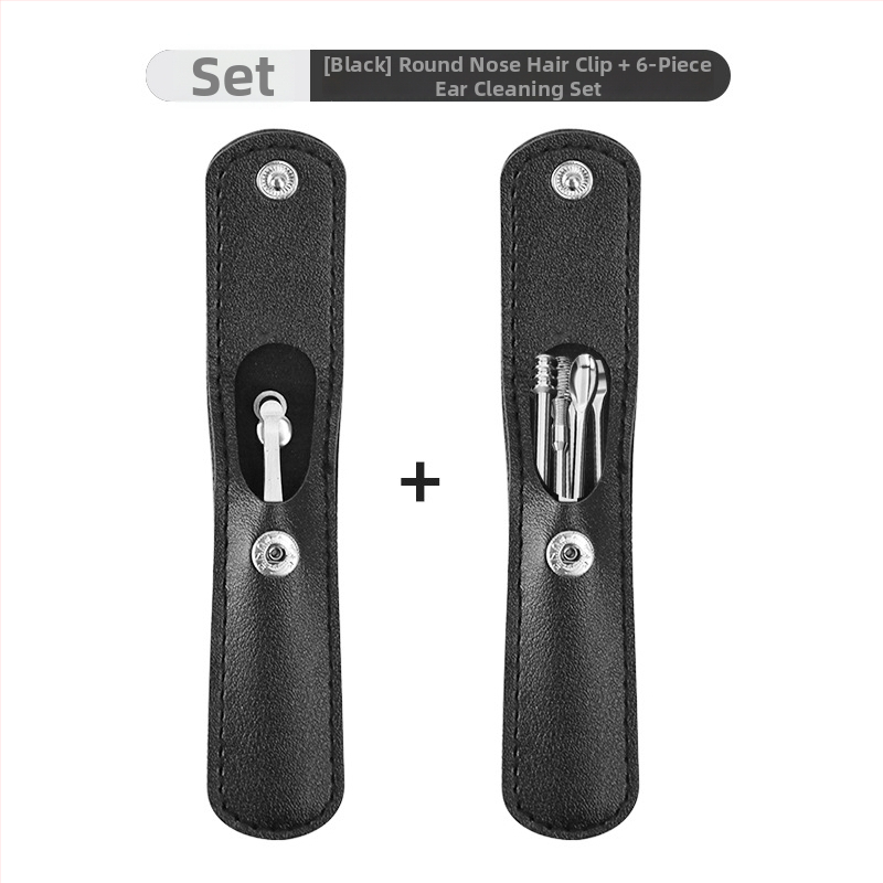 Nástrihovač nosových chĺpkov s kruhovým dizajnom, napájaný zo siete, bez batérie