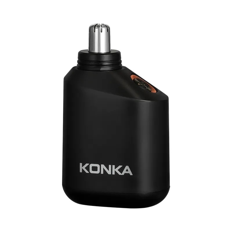 Trimer electric pentru nas cu baterie încorporată, 100–300 mAh, încărcare, autonomie peste 15 zile, cap de tăiere detașabil pentru curățare