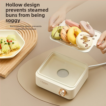GC-XZG01 Dvojpodlažná elektrická parovač pre vajíčka a zeleninu, kapacita 18 vajec, 200W, 220V, automatické vypínanie