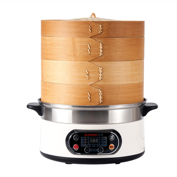 Elektrický parný hrniec s vnútorným nerezovým zásobníkom, 1500 W, jednovrstvový, pre 4–5 osôb, zahrievanie 6–10 min