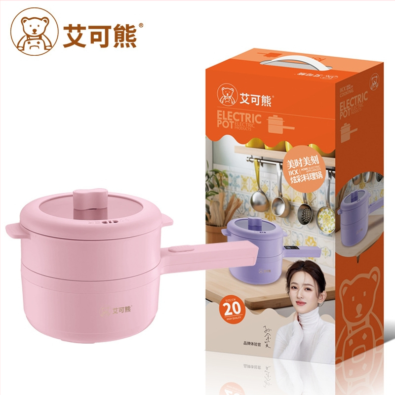 Elektrická parná nádoba s dvomi úrovňami, objem menej ako 6 l, tlačidkové ovládanie, nepriľnavé vnútro, model 06Cr19Ni10