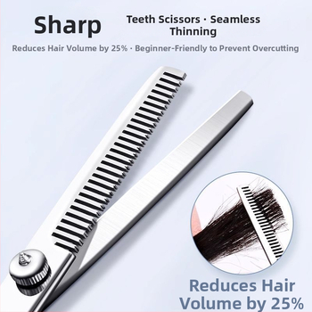 Profesionálne kadernícke nožnice na domáce použitie – nožnice na rednutie a ostrihanie, súprava nástrojov pre samostatné ostrihanie