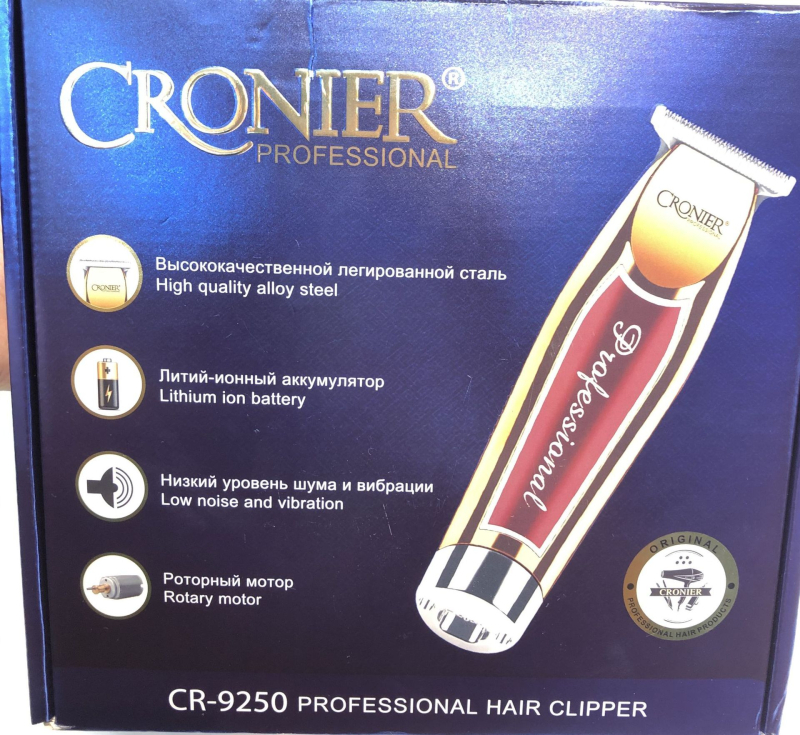 CRONIER CR-9250 bežični uređaj za šišanje kose, za kućnu upotrebu, vodootporan, snaga 8