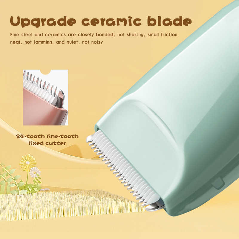 Dječji električni šišač kose s keramičkom glavom za rezanje, 5W, punjiv, vodootporan, WAIKIL