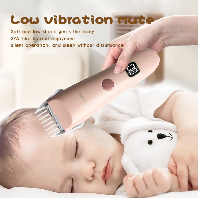 Dječji električni šišač kose s keramičkom glavom za rezanje, 5W, punjiv, vodootporan, WAIKIL