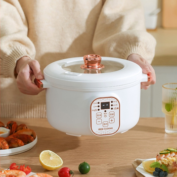 Elektrický hrniec na dusenie a varenie – 600 W, 1,8 l, pre 1–2 porcie, funkcia proti suchému pripáleniu