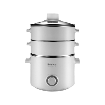 Aburitor electric multifuncțional pentru uz casnic, cu 3 niveluri, 2L capacitate, model Z666, 1000W, recipient interior din oțel inoxidabil 304