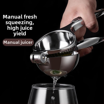 Presă manuală de lămâi, din oțel inoxidabil, neelectrică, instrument de stoarcere a fructelor