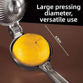 Presă manuală de lămâi, din oțel inoxidabil, neelectrică, instrument de stoarcere a fructelor