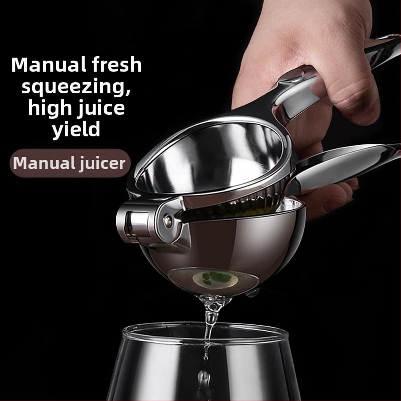 Presă manuală de lămâi, din oțel inoxidabil, neelectrică, instrument de stoarcere a fructelor