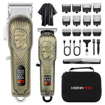 Mașină de tuns păr reîncărcabilă, cu motor fără perii, lame din oțel inoxidabil, baterie încorporată 1200–2000mAh, timp de funcționare 1–3 h, zgomot sub 36 dB