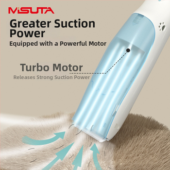 Misuta detský holiaci strojček na vlasy – nabíjateľný, 5W motor, automatické odsávanie vlasov, tichý chod, vodotesný, vhodný pre deti aj dospelých