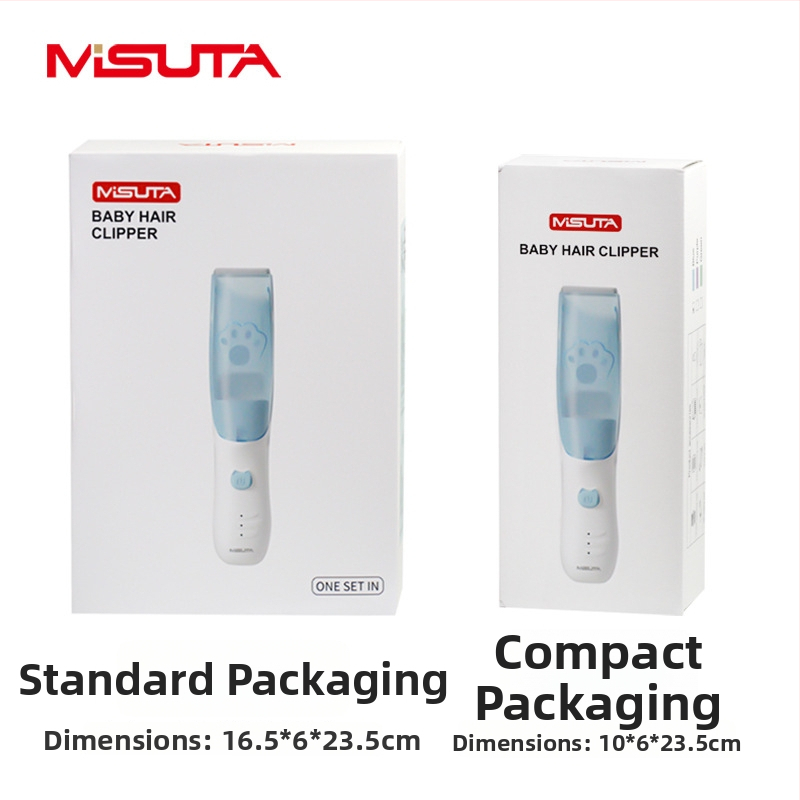 Misuta detský holiaci strojček na vlasy – nabíjateľný, 5W motor, automatické odsávanie vlasov, tichý chod, vodotesný, vhodný pre deti aj dospelých