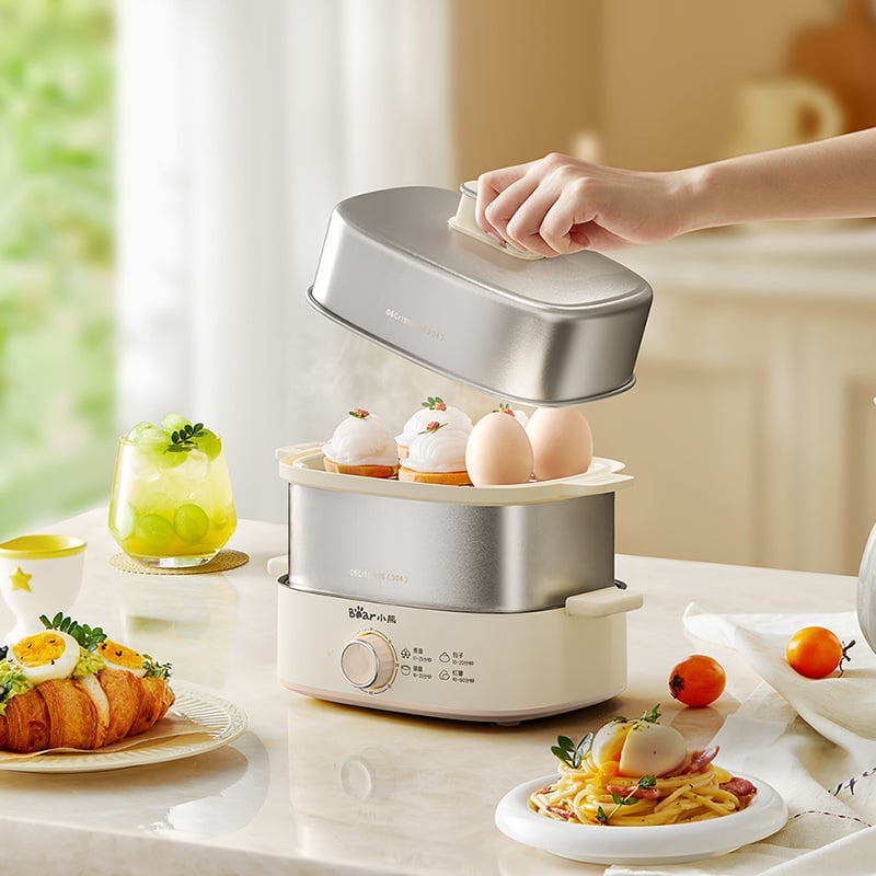 Bear aburitor electric, cu două niveluri, din oțel inoxidabil, capacitate sub 6 L, 270 W, 220 V