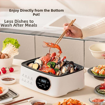 Elektrický parný hrniec, dve úrovne, objem 9,5 l, výkon 1350 W, vnútorný nerezový kotlík