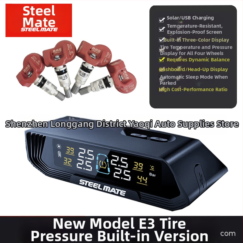 TPMS T630 Gen 5 pre autá a SUV, Digitálny displej, Elektronický senzor, Vysoká presnosť