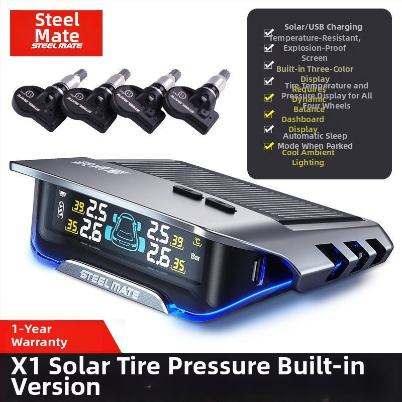 TPMS T630 Gen 5 pre autá a SUV, Digitálny displej, Elektronický senzor, Vysoká presnosť