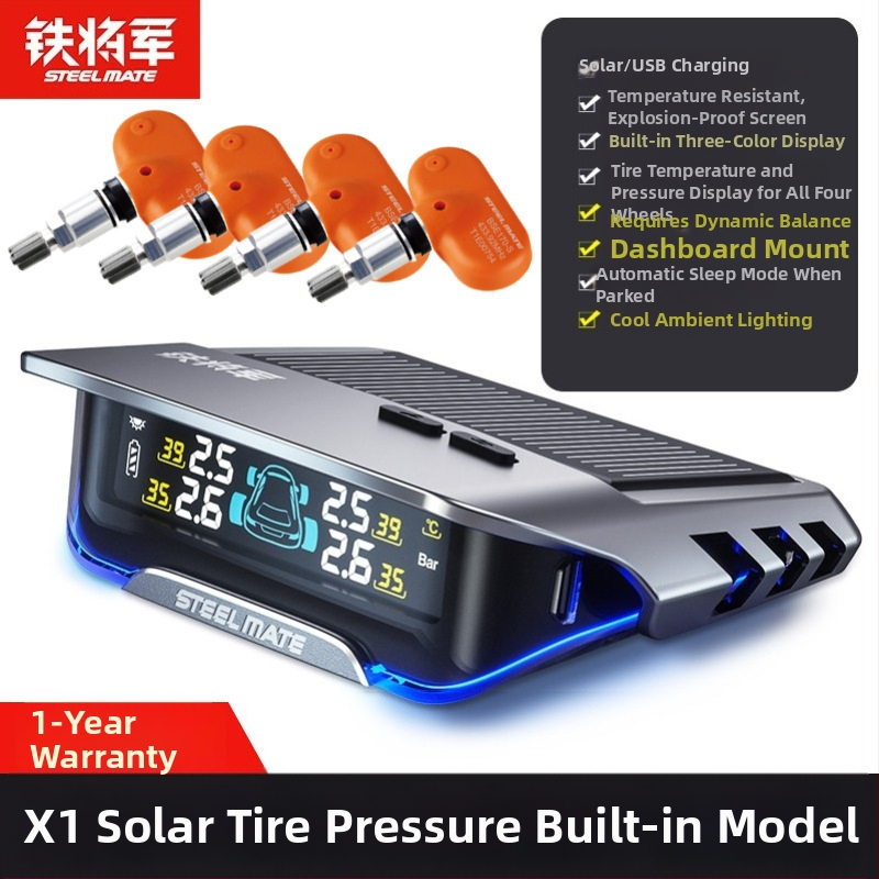 TPMS T630 Gen 5 pre autá a SUV, Digitálny displej, Elektronický senzor, Vysoká presnosť