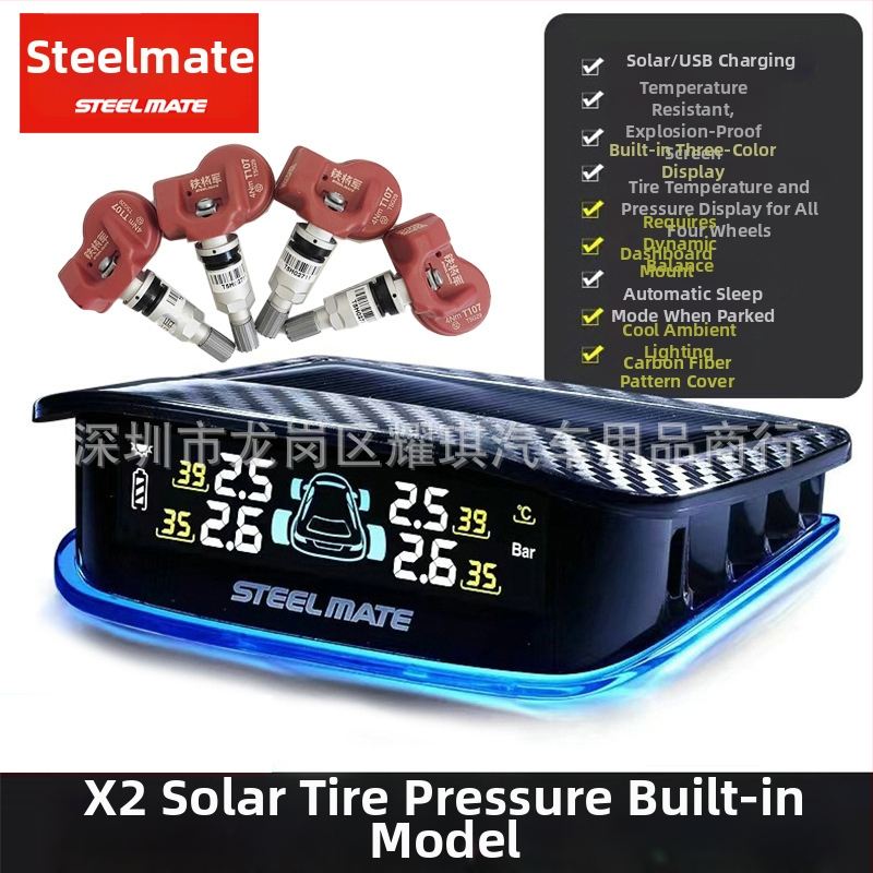 TPMS T630 Gen 5 pre autá a SUV, Digitálny displej, Elektronický senzor, Vysoká presnosť