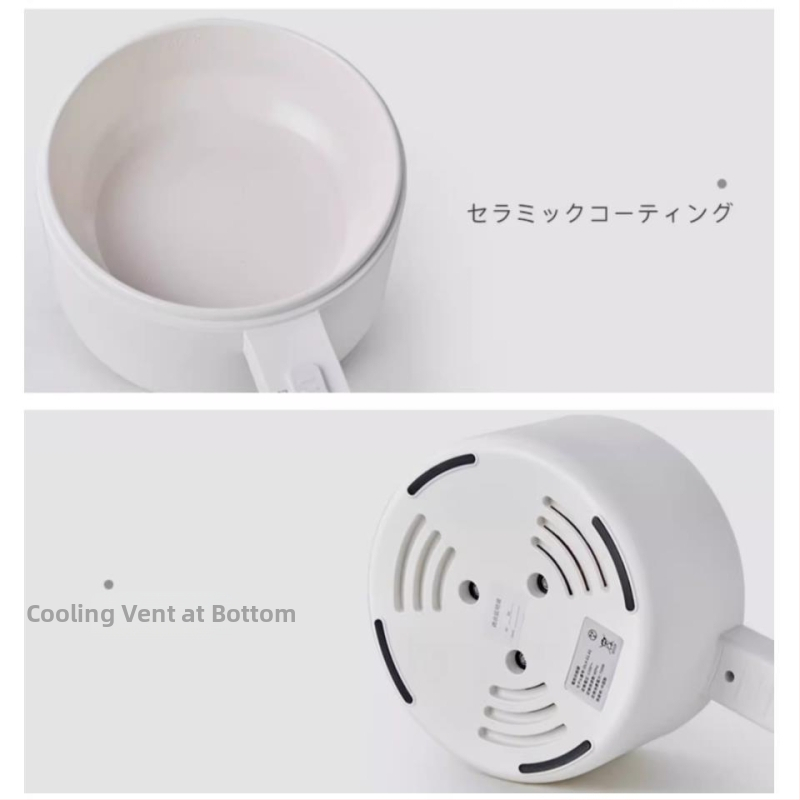 AIOK OLK-01-01 Elektromos főzőedény, 700W, 110V, 1–2 L, Funkció a száraz égés elleni védelem