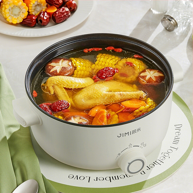 Elektrický hrniec s parnou funkciou a multifunkčným varom 2-3 L, vnútorná nádoba zo zliatiny, <800 W, mechanické ovládanie, 220 V