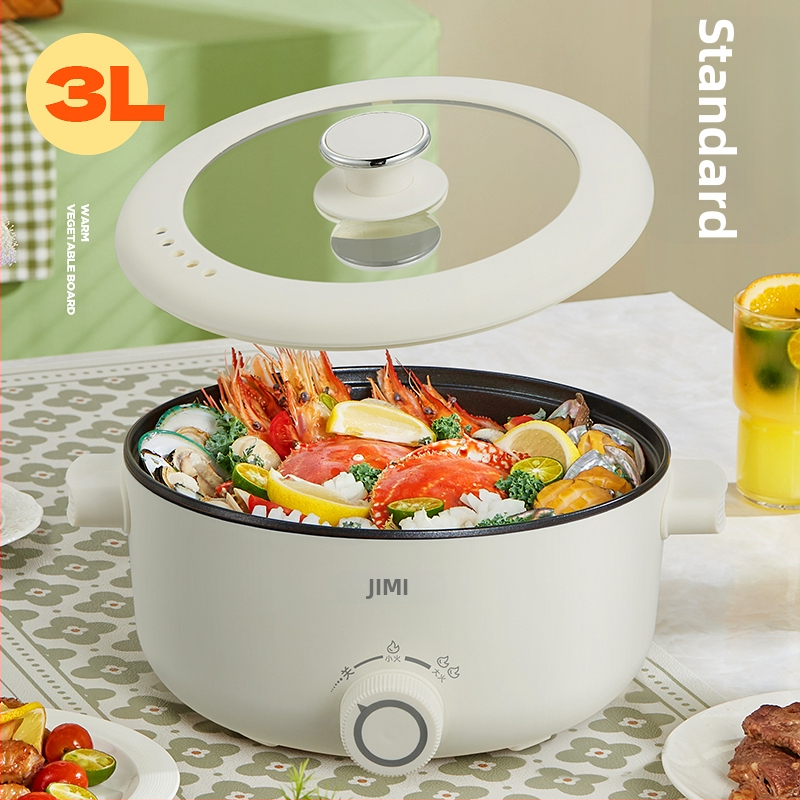 Elektrický hrniec s parnou funkciou a multifunkčným varom 2-3 L, vnútorná nádoba zo zliatiny, <800 W, mechanické ovládanie, 220 V