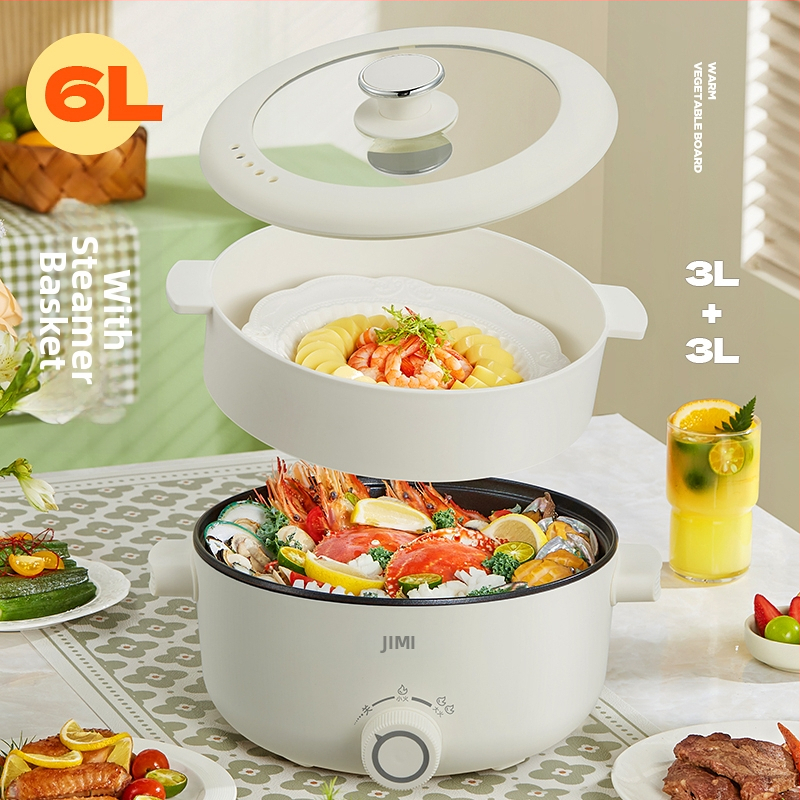 Elektrický hrniec s parnou funkciou a multifunkčným varom 2-3 L, vnútorná nádoba zo zliatiny, <800 W, mechanické ovládanie, 220 V