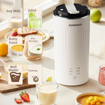 Prenosný stroj na sójové mlieko pre 1 osobu s automatickým čistením, 300W, 110–220V, kapacita 300 ml