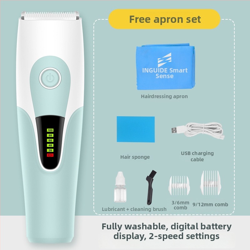 V21 Deti zastrihávač vlasov – Nabíjateľný, 6W, Vodotesný