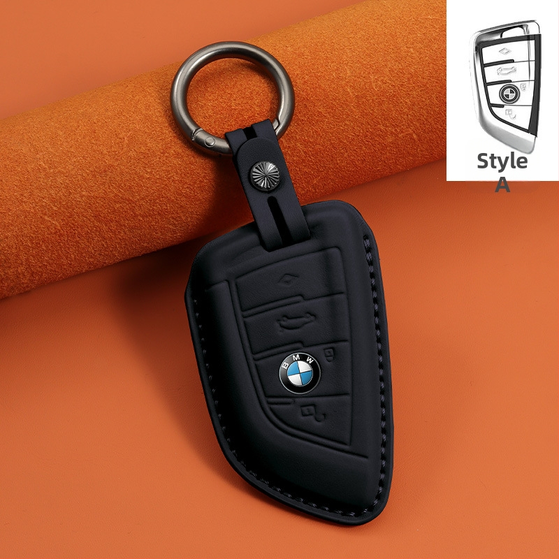 BMW puzdro na kľúče z hovädzej kože – luxusný štýl, kompatibilné s radmi 1/3/5 a modelmi X1/X3/X5, personalizácia k dispozícii